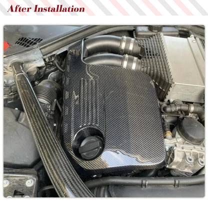 Carbon Fiber Front Engine Cover Trim for BMW F80 M3 F82 F83 M4 F87 M2 2014-2019 Car Hood Engine Cover Trim Hood Bonnet Protector