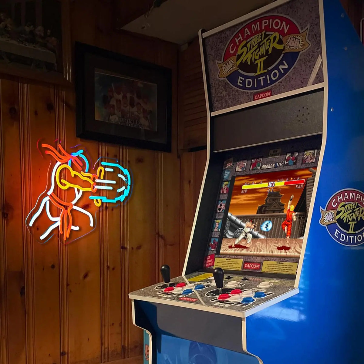 Game Fighter Neon Sign Dimmable Neon Lights for Boys Room Gameroom Bedroom Man Cave Party Decor Aesthetics Draw Birthday Gifts