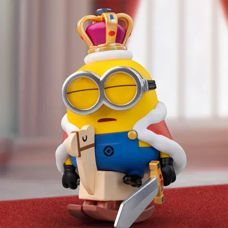 POP MART Minions Lazy Every Day Series Original Blind Box Surprise Mystery Box Cute Anime Action Figure Ornaments Figurines