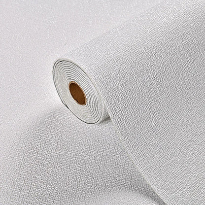 3D Linen Wall Paper Self-Adhesive Bedroom Warm Background Wallpaper Household Decor Waterproof Moisture-Proof Foam Wall Sticker