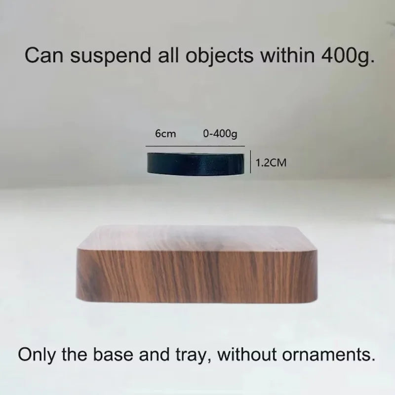 Levitating Display Stand Magnetic Floating Display with Stand for Toys Figures Miniatures Automatic Rotating Creative Gifts