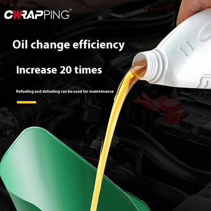 Flexible Draining Tool Foldable Car Funnel Oil Guide Plate Motorcycle Auto Engine Oil Filling Tools Universal Car Accessories