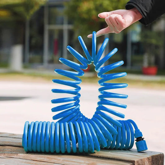 Expandable Retractable EVA Garden Hose 10/15m Portable Spring Water Pipe for Car Wash And Flower Lawn Watering Curly Magic Pipe