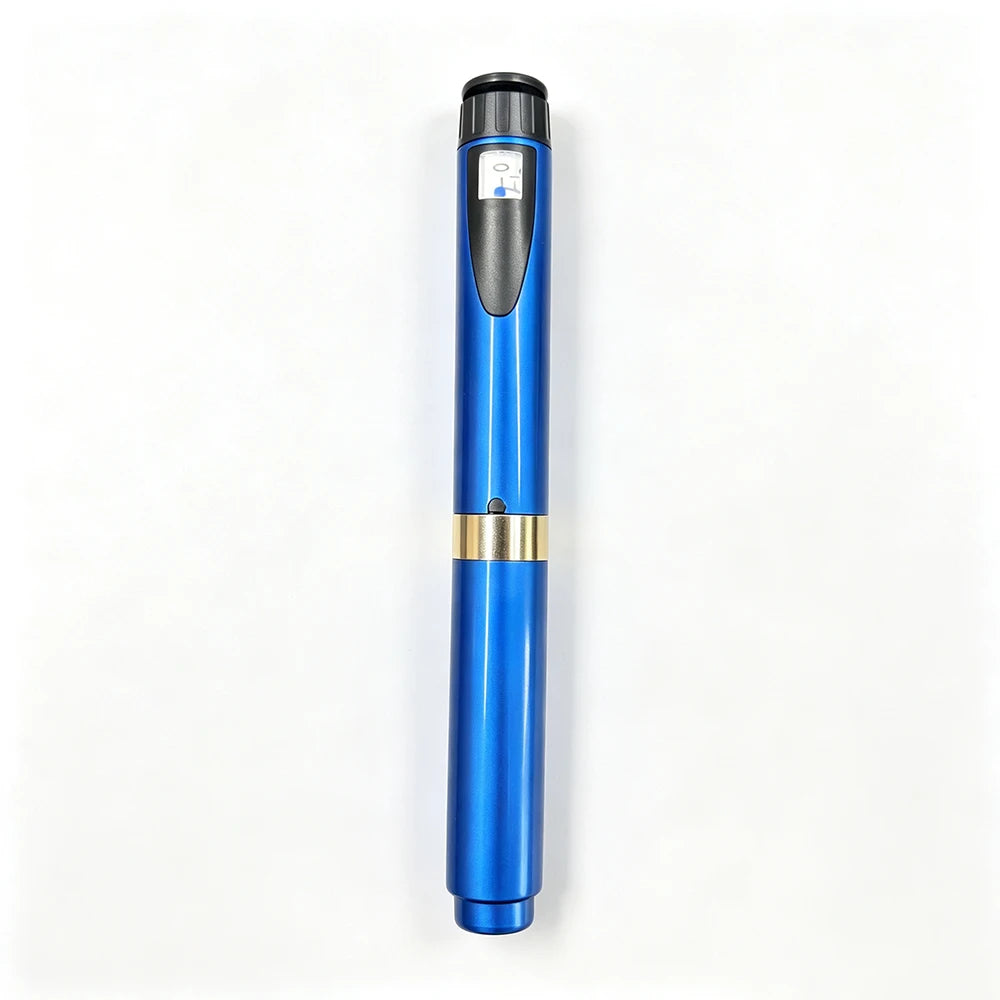 Reusable Injection Pen Peptide Pen,Insulin Pen Reusable Adjustable Dose Cartridge Subcutaneous Injector Medical Durable Precise