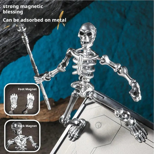 Mini Medieval Skeleton Figurines Small Halloween Skeleton For Home Table Decor Party Outdoor Graveyard Haunted House Accessories