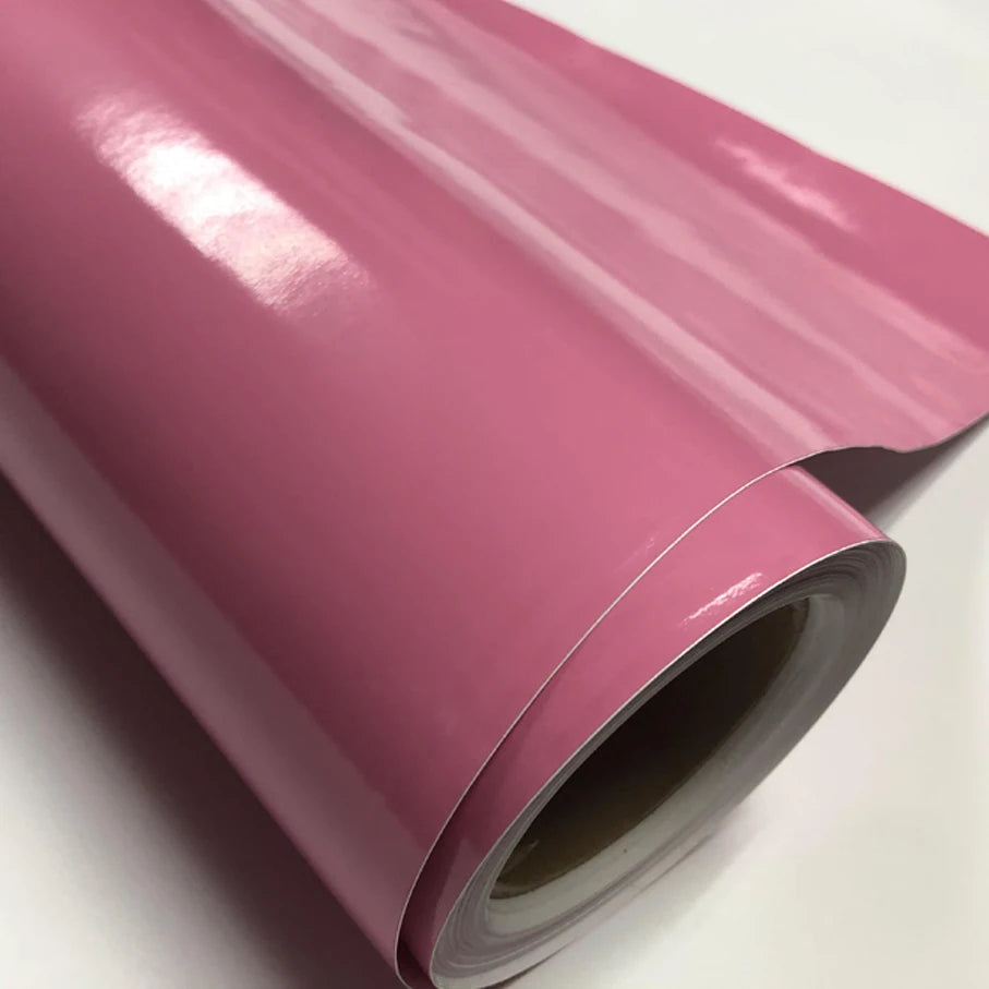 40CM/50CM/58CM x152CM Glossy Pink Vinyl Film Car Decal Wrap Sticker for Car Hood Roof Motorcycle Sticker