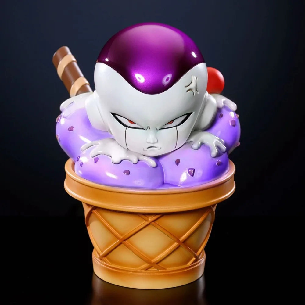 11cm Anime Dragon Ball Z Figure Ice Cream Frieza Action Figures Pvc Statue Desktop Ornamen Collection Model Toys Gifts
