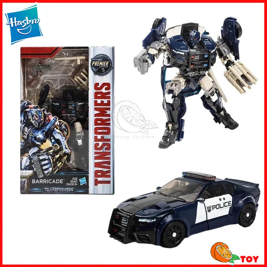 In Stock Hasbro Transformers Toys Transformers: The Last Knight TLK Class D Barricade Model Robot Collection Action Figure