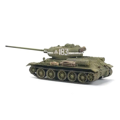 1/72 Soviet T-34/85 Medium Tank Glue-free Quick Fight Military Model Boy 80043