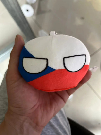 Country Ball Plush Toys 70 Styles 10cm Polandball Pendant Country Balls Countryball Stuffed Doll Xmas Birthday Gifts for Kids