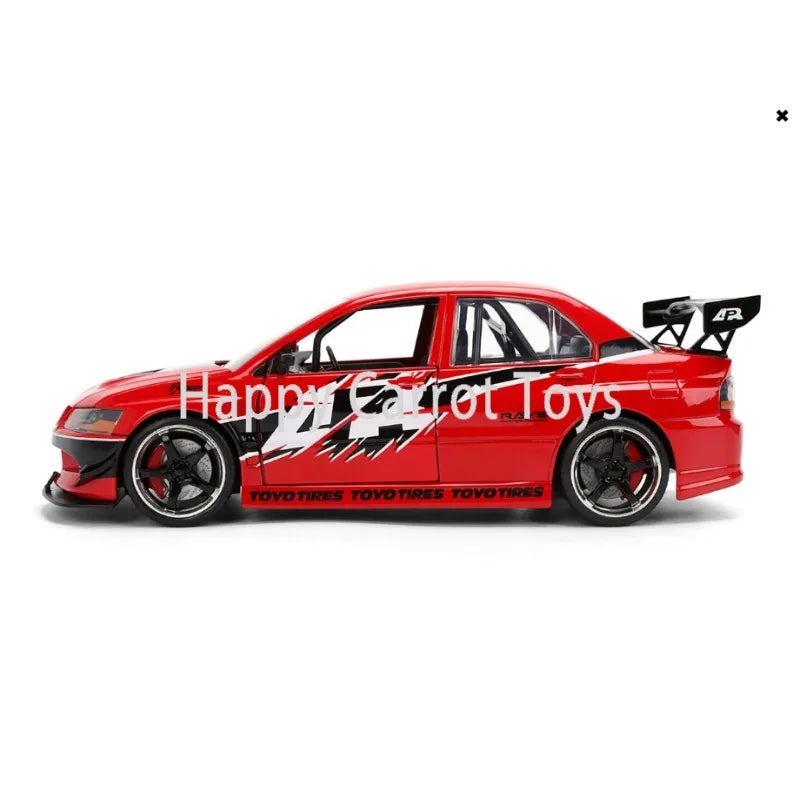 Original Jada 1:24 Fast & Furious 25th Anniversary Edition Diecast Car Model Exquisite Interior Details Metal Vehicle Gifts Toys