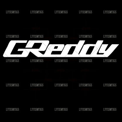 Self-Adhesive Custom Creative GREDDY Car Stickers Waterproof Sunscreen Vinyl Decal  PVC wholesale Car Accessories