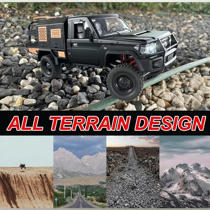 1/12 MN82S 4WD RC Crawler Car 2.4G Remote Control Off-road Vehicle Simulation Climbing Truck Toys For Boys Adults Holiday Gifts