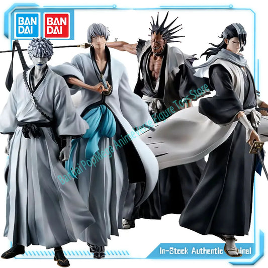 In Stock Original Bandai Ichiban Kuji BLEACH Kurosaki Ichigo Ichimaru Gin Ichimaru Gin Zaraki Kenpachi Kuchiki Byakuya Anime