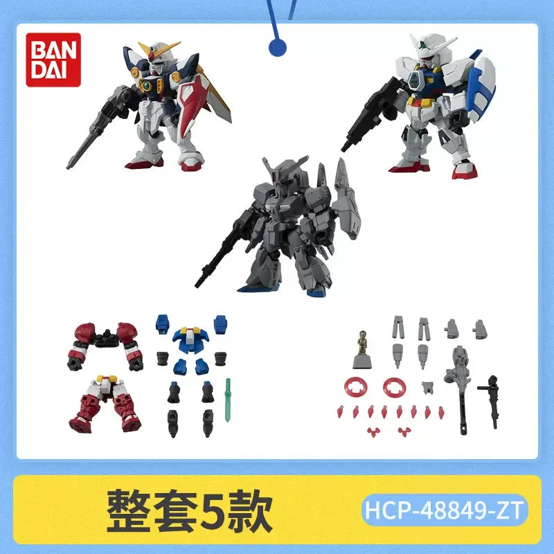 Bandai Gashapon Original Mobile Suit Ensemble (MSE) Gundam RX-78-2 Strike Hi-Nu Wing Astray ZZ Barbatos Assemble Model Kit