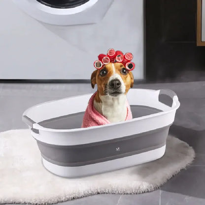 Dingdongpet Pet Surround Soft Collapsible Bathtub