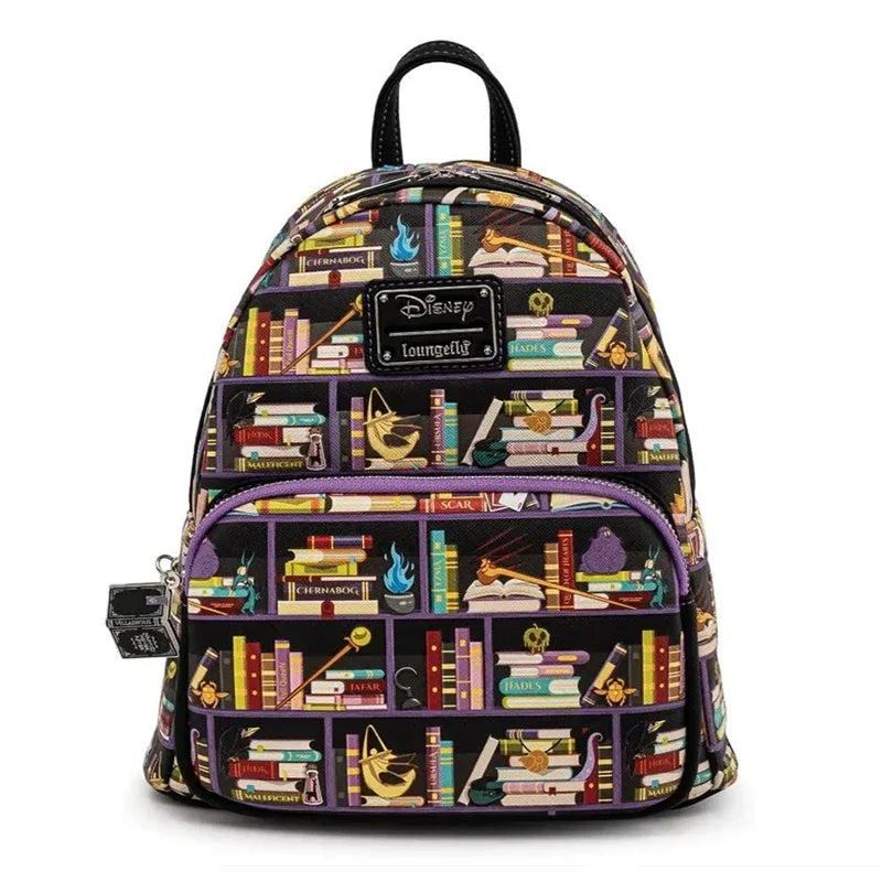 15 Styles Loungefly Disney Princess Series Manga Style Animated Collage Collection Mini Backpack