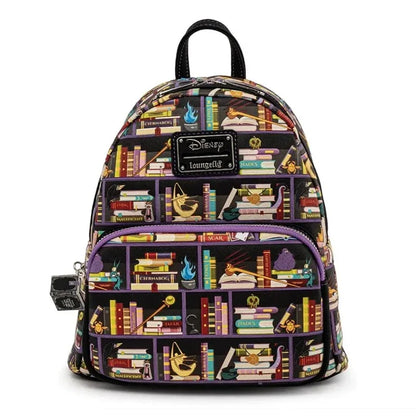 15 Styles Loungefly Disney Princess Series Manga Style Animated Collage Collection Mini Backpack