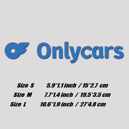 'Only Cars' Funny Decal, Creative & Fashion Decal With High Quality For Your Love Cars! Good Car Exterior Decoration!