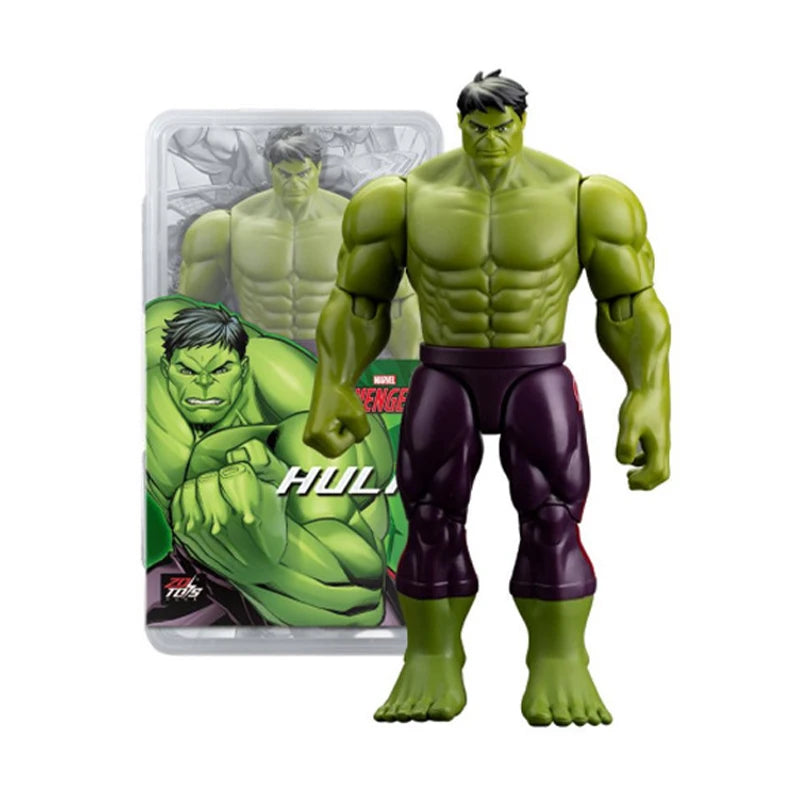 18CM Avengers Legends Figure ZDTDS Original Toy Set Spider Captain Miles Morales Thanos Ghost Iron Man Hulk Box Thor Falcon Doll