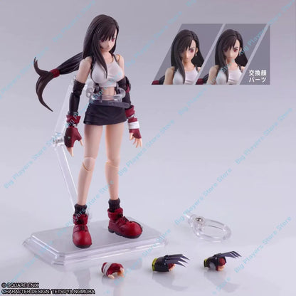 In Stock SQUARE ENIX Final Fantasy VII BRING ARTS Action Figures Cloud & Tifa