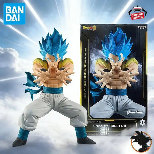 Bandai Original Banpresto Super Grandista Gogeta II Action Figures Anime Figuras Cartoon Dolls Models Statue Toys Juguetes Gifts