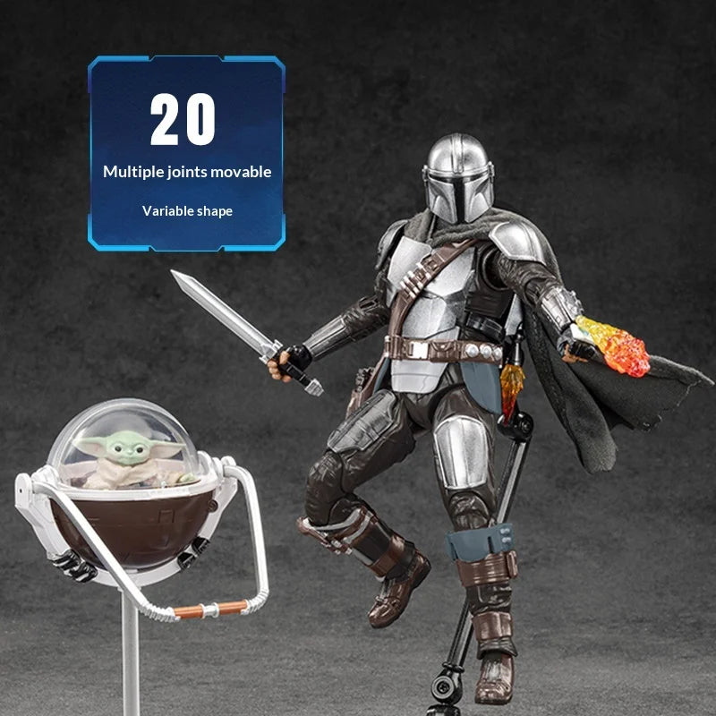 ZD Toys In Stock Star Wars The Mandalorian And Grogu Action Figure Movable Joints Collectible Model Desktop Display Toys Gift