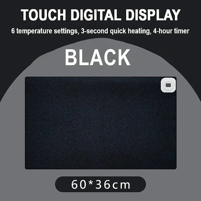 Intelligent Electric Heating Mouse Pad Winter Hand Warmer Computer Desk Heated Mat Office Desk Warming Pad Keyboard Table Mat