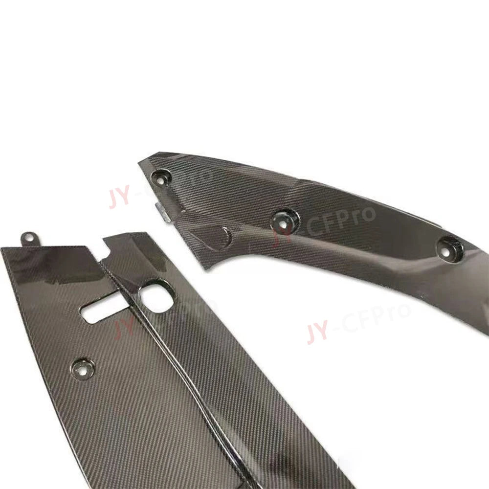 R35 3PCS Real Carbon Fiber Front Bumper Engine Cooling Cover Openable Panel Cover for Nissan GTR R35 Battery Cover 2008-2024
