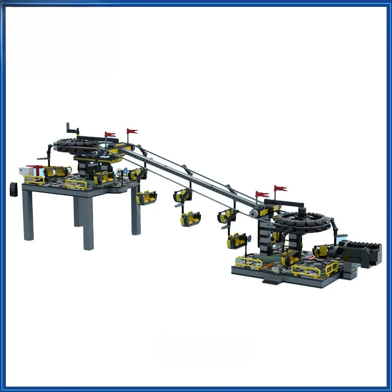 MOC Building Block Chairlift GBC Children's Gift Toy Education Model Science Educational Gift Creative Building Block