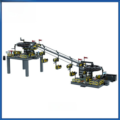 MOC Building Block Chairlift GBC Children's Gift Toy Education Model Science Educational Gift Creative Building Block