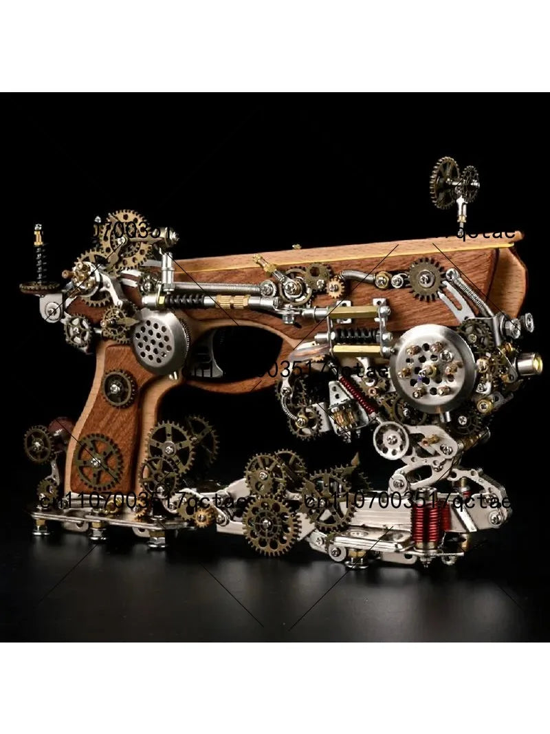 3D Metal Archimedes Steam Crossbow Puzzle DIY Assembly Building Blocks Set for Kids Adults Gift