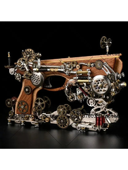 3D Metal Archimedes Steam Crossbow Puzzle DIY Assembly Building Blocks Set for Kids Adults Gift