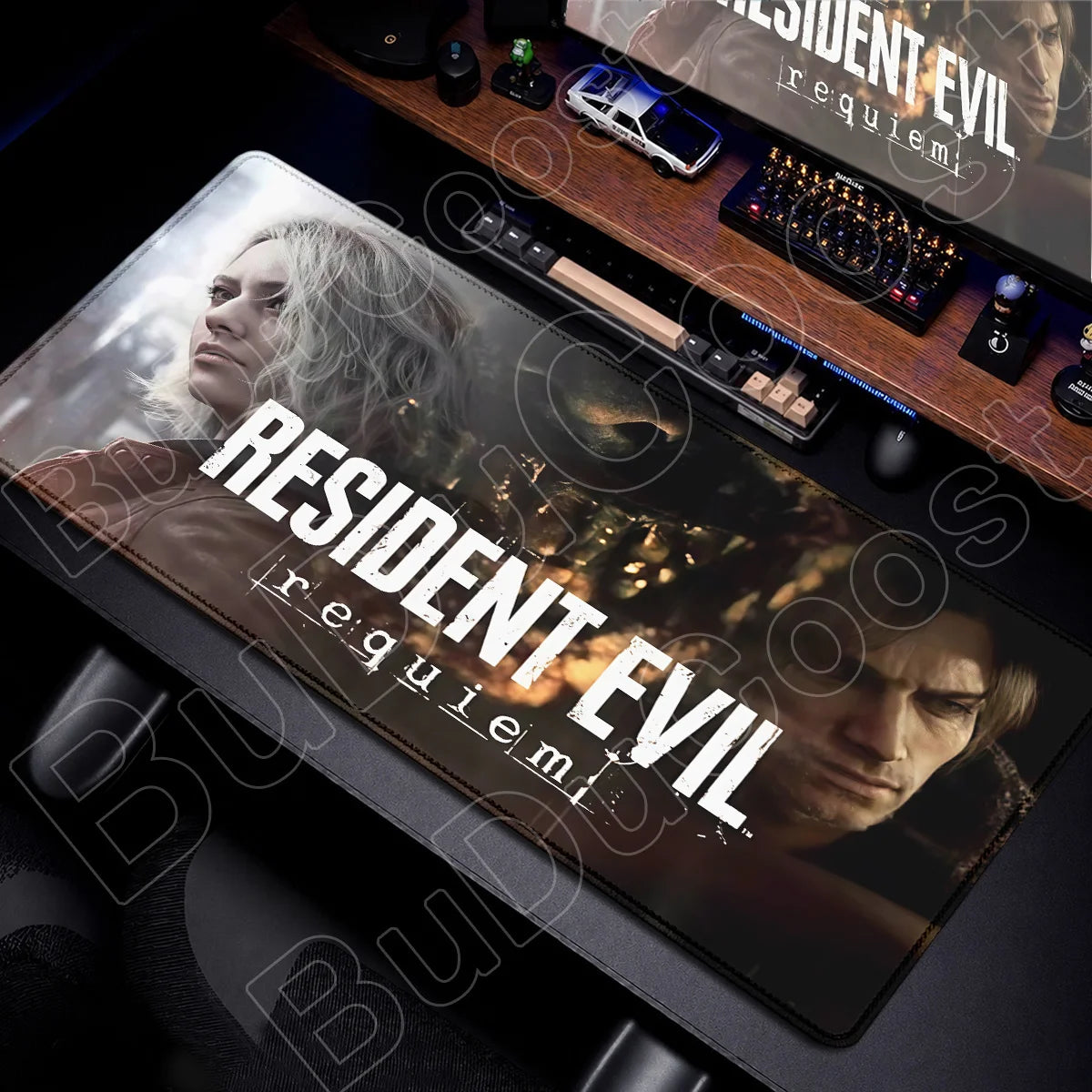 Laptop Tabletop Carpet PC Rubber Accessories Large Stitch Edge Office Mouse Pads Resident Evil Requiem E-sport Game Cabinet Mats