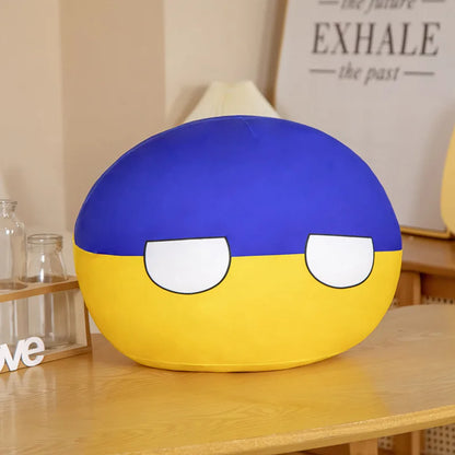 Country Ball Plush Toys 70 Styles 10cm Polandball Pendant Country Balls Countryball Stuffed Doll Xmas Birthday Gifts for Kids