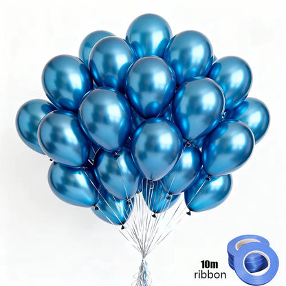 100pcs Metallic Helium Balloon 10inch 1.8g Small Balloons Chromium Purple Balloon Birthday Party Decoration Wedding Festival