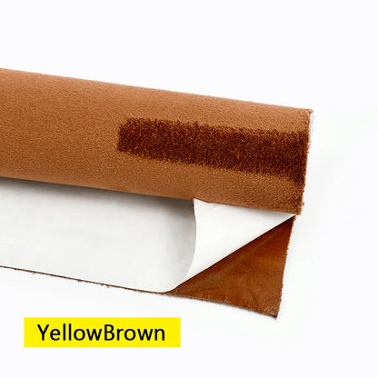 20-100cm Suede Leather Fabrics for Car Interior Modification Self-adhesive Splicing Cloth DIY Door Panel Workbench Wrap Sticker