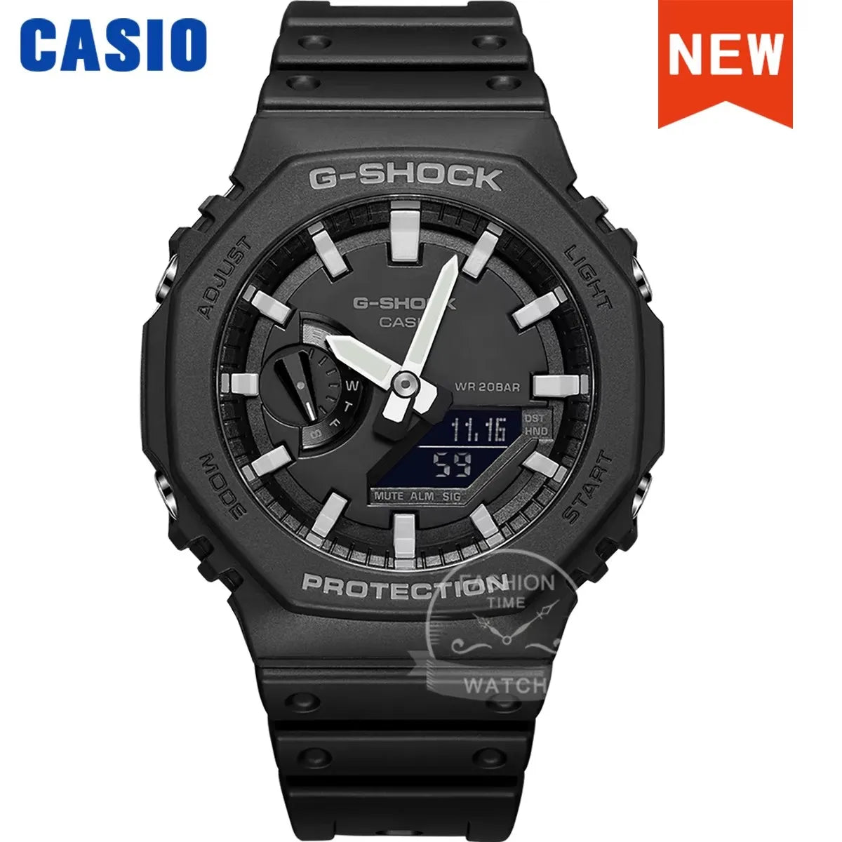 Casio Watch Men g Shock Ultra-Thin Clock Sport 200m Waterproof Watches LED Relogio Digital Watch GA-2100 Series