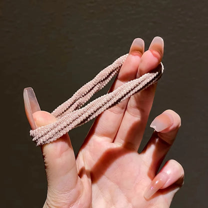 100 Seamless, High Elasticity, Durable Korean Style Hair Accessories with Elastic Bands Suitable for Daily Use