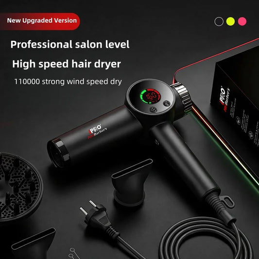 New Intelligent Brushless High-Speed Hair Dryer, Negative Ion Hair Care, High-Power Quick Drying Salon Grade Hair Dryer, 220V