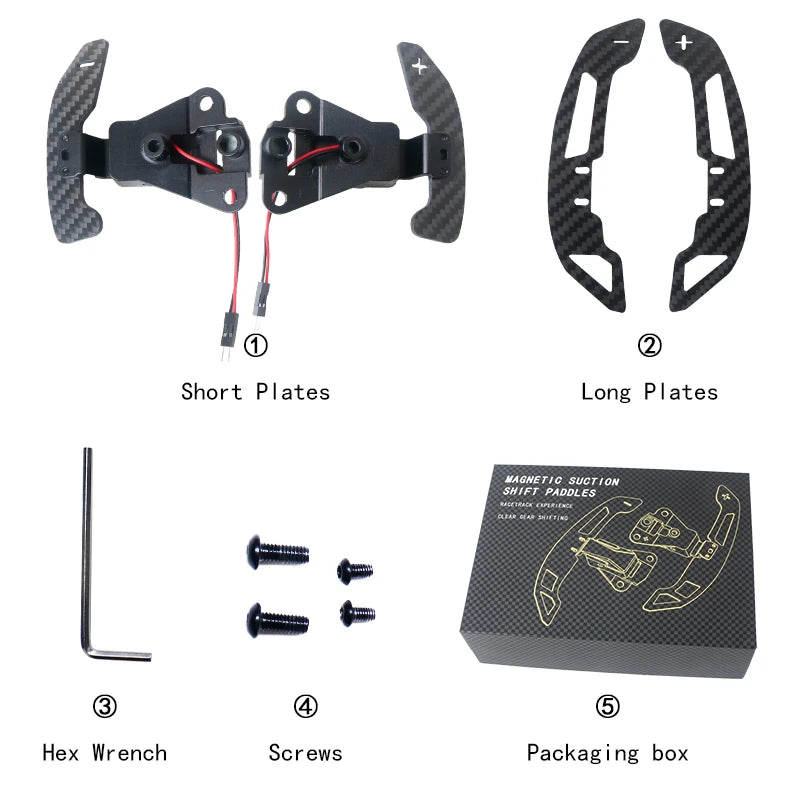 Carbon Fiber Magnetic Shift Paddles Suitable for LEXUS IS NX RC Toyota 86 BRZ Steering Wheel with Magnetic Shift Paddles