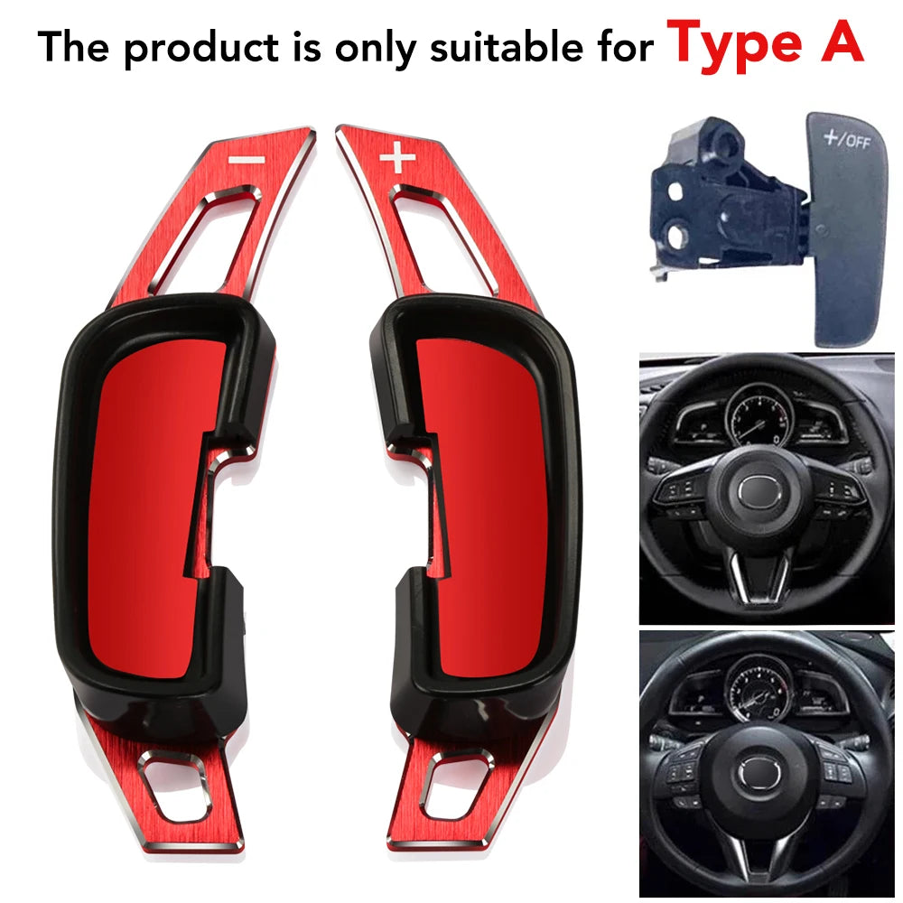 Steering Wheel Paddle Shift Extension For Mazda 2 DL 3 6 CX-3 CX-4 CX-5 CX-9 MX-5 Mazda accessories