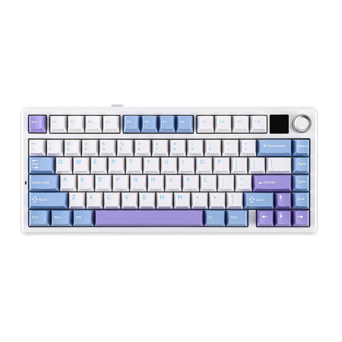 EPOMAKER X AULA F75 MAX Compact 75% ANSI Layout Wired/Bluetooth/2.4GHz Wireless Mechanical Keyboard with TFT Screen and a Knob