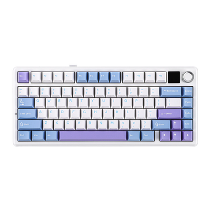 EPOMAKER X AULA F75 MAX Compact 75% ANSI Layout Wired/Bluetooth/2.4GHz Wireless Mechanical Keyboard with TFT Screen and a Knob