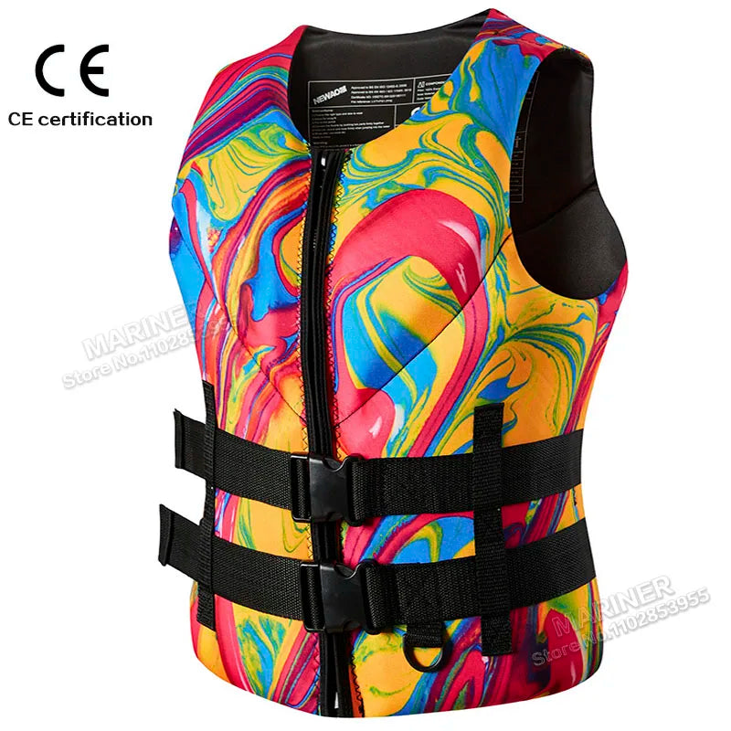 Live Jacket Wakesurf Comp Vest Neoprene Impact Vest Great for Boating Rafting Surfing Buoyancy All Other Watersports Activities