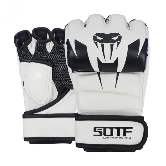 SOTF white MMA Venomous snake Multicolor Boxing gloves MMA gloves Tiger Muay Thai muay thai boxing fight glove Sanda pads box