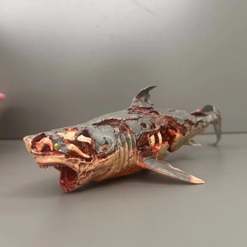 Bulk Cargo Zombie Shark Action Figure Authentic Biochemical Mutant Highly Detailed Collectible Desk Ornament For Horror Toy Fans