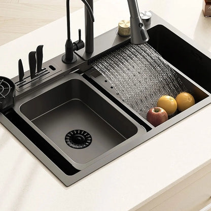 Kitchen Sink Strainer Stopper Stainless Steel Black Kitchen Basin Sink Strain Drainer Replacement Drain Waste Filter Floor Drain