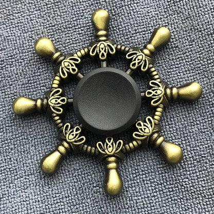 New Bronze Metal Alloy Fidget Spinner R188 Mute Bearing Hand Spinner Fingertip Gyro Stress Relief Toys Gifts