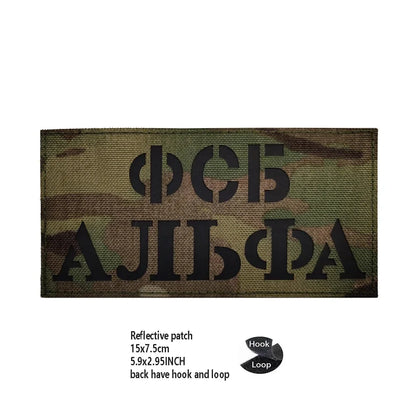PVC Rubber Patch USEC Team Badge BEAR Magic Armband IR Reflective Tactical Morale Backpack Hook and Loop Patches for Clothing